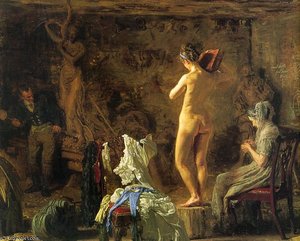 William Rush Carving His Allegorical Figure Of The Sc — Thomas Eakins