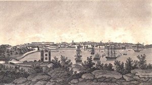 View Of Sydney Nsw Engraved Frontpiece