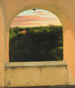 Italian Landscape Seen Through A Skylight — Edgar Degas, Impressionism