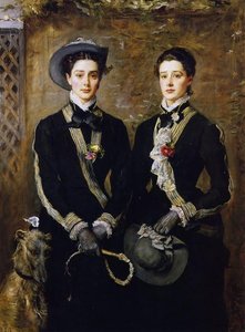 Twins (also Known As Kate And Grace Hoare) — Sir John Everett Millais, Pre-raphaelite