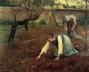 The potato gatherers, (1891)