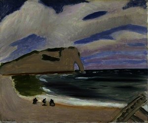 Women On The Beach, Etrétat — Henri Matisse, Fauvism