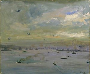 Rosyth: The Principal Base Of The Grand Fleet — Sir John Lavery