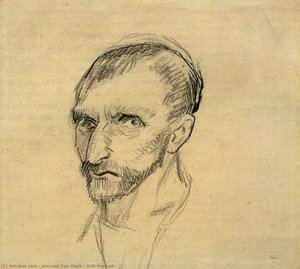 Self-portrait — Vincent Willem Van Gogh, Expressionism