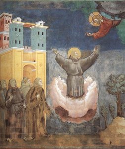 Legende Des Heiligen Franziskus – [12] – Ekstase Des Heiligen Franziskus — Giotto Di Bondone, Proto-renaissance
