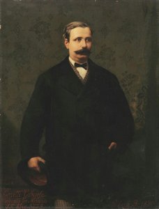 Portrait Of Gabriele Caretti — Angelo Ribossi, Academic Painting