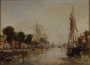 Canal En Hollande — Johan Barthold Jongkind