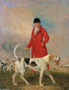Thomas Hilton And His Hound 'glory' — Benjamin Marshall