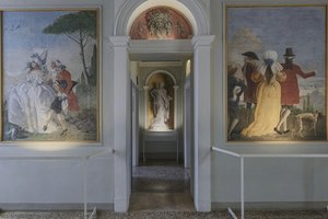 The Rooms Dedicated To Frescoes By Giandomenico Tiepolo From Villa Zianigo — Photographic Archive Of The Musei Civici Di Venezia