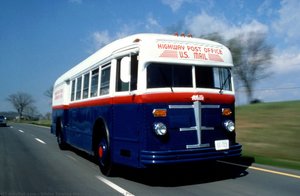 Highway Post Office Bus — White Sewing Machine Co.