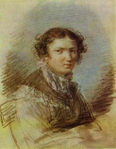 Portrait Of V. A. Tomilova — Orest Adamovich Kiprensky