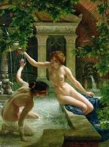 Water Babies — Sir Edward John Poynter, Academic Realism