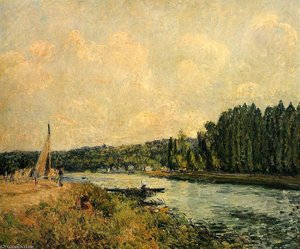 Untitled (8591) — Alfred Sisley, Impressionism