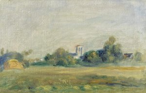 Clocher D'essoyes — Pierre-auguste Renoir
