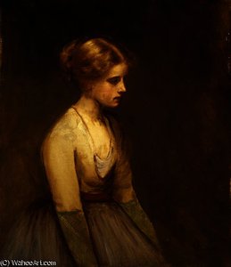 Study of a fair-haired beauty