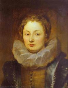 Portrait Of A Noblewoman — Sir Anthony Van Dyck, Baroque