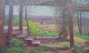 Pergola In Early Spring — Theodore Clement Steele