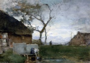The Washing Place — Johan Hendrik Weissenbruch