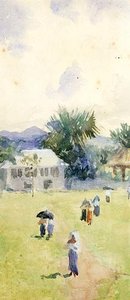 View From Governor's House, (painting) — Anna Huntington Stanley