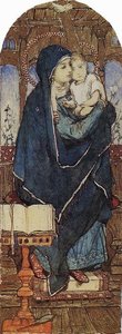 The Virgin And Child Enthroned — Victor Vasnetsov