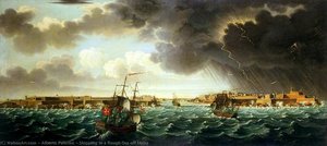 Shipping In A Rough Sea Off Malta — Alberto Pulicino
