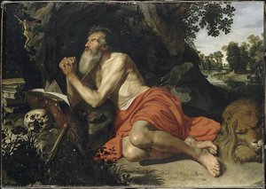 Saint Jerome En Priere — Gerard Seghers