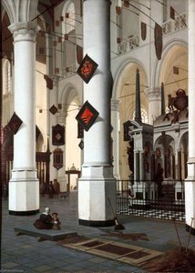 Interior Of The New Church At Delft, With The Tomb Of William The Silent — Hendrick Corneliszoon Van Vliet
