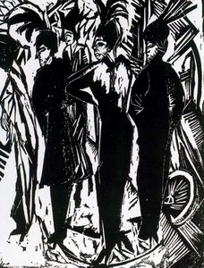 Five Cocottes — Ernst Ludwig Kirchner, German Expressionism
