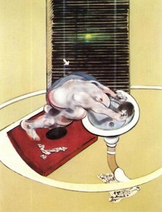 Figur Am Waschbecken, 1976 — Francis Bacon
