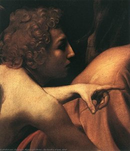 The Sacrifice Of Isaac (detail) — Caravaggio, Baroque