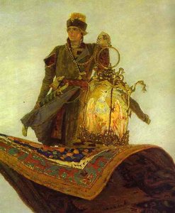 The Magic Carpet. Detail — Victor Vasnetsov