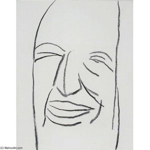 Clem Greenberg Squinting — Ronald Brooks Kitaj