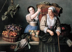 At The Market Stall — Louise Moillon