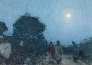 Le Christ Et Ses Disciples Sur La Route De Bethanie — Henry Ossawa Tanner