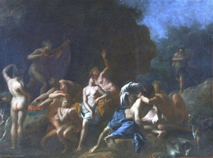 Diane et ses nymphes surprises au bain par Actéon