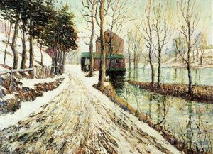 Melting Snow — Ernest Lawson