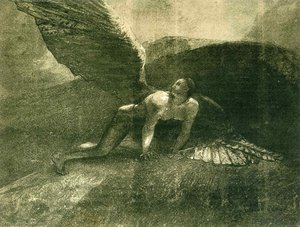 Fallen Angel — Odilon Redon