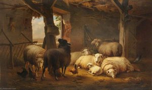 Sheep — Eugène Joseph Verboeckhoven