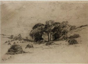 A Hayfield — David Cox