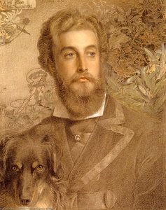 Portrait Of Cyril Flower, Lord Battersea — Anthony Frederick Augustus Sandys