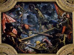 Galeeren Für Berge — Tintoretto (jacopo Comin), Barockes Drama Und Licht