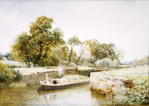 Stratford Lock — Arthur Claude Strachan
