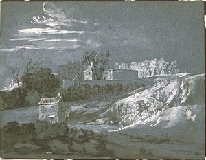 Convent House On The Slope Of A Hill — Jean-baptiste Oudry