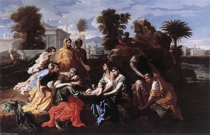 The Finding Of Moses — Nicolas Poussin, Baroque Classical Tradition