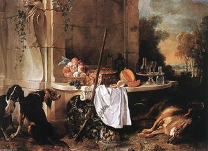 Dead Wolf — Jean-baptiste Oudry, Baroque Rococo