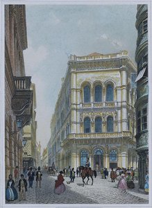 The Banking And Stock Exchange Building In The Lord, Vienna — Rudolf Von Alt