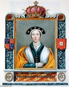 Portrait Of Anne Of Cleves 4th Queen Of Henry Viii From 'memoirs Of The Court Of Queen Eli — Sarah Countess Of Essex