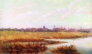 Marshes And St. Augustine Skyline — Felix De Crano