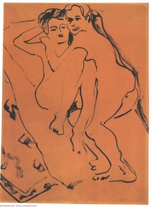Amantes — Ernst Ludwig Kirchner, Expressionism