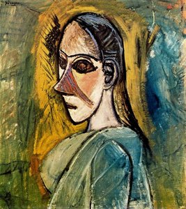 Busto De Una «demoiselle» — Pablo Picasso, Cubismo Analítico
